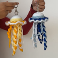 Jelly fish keychain