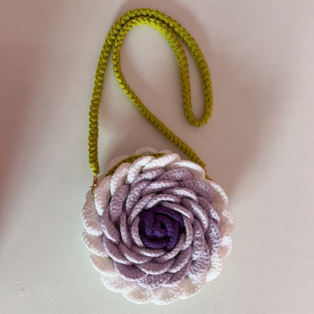 Rose Bag Lavender and White
