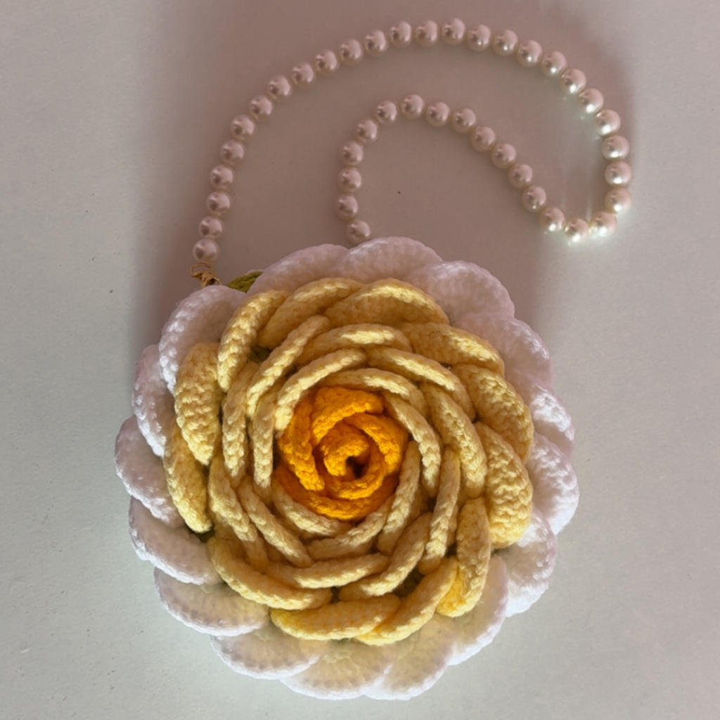 Rose Bag Yellow and White