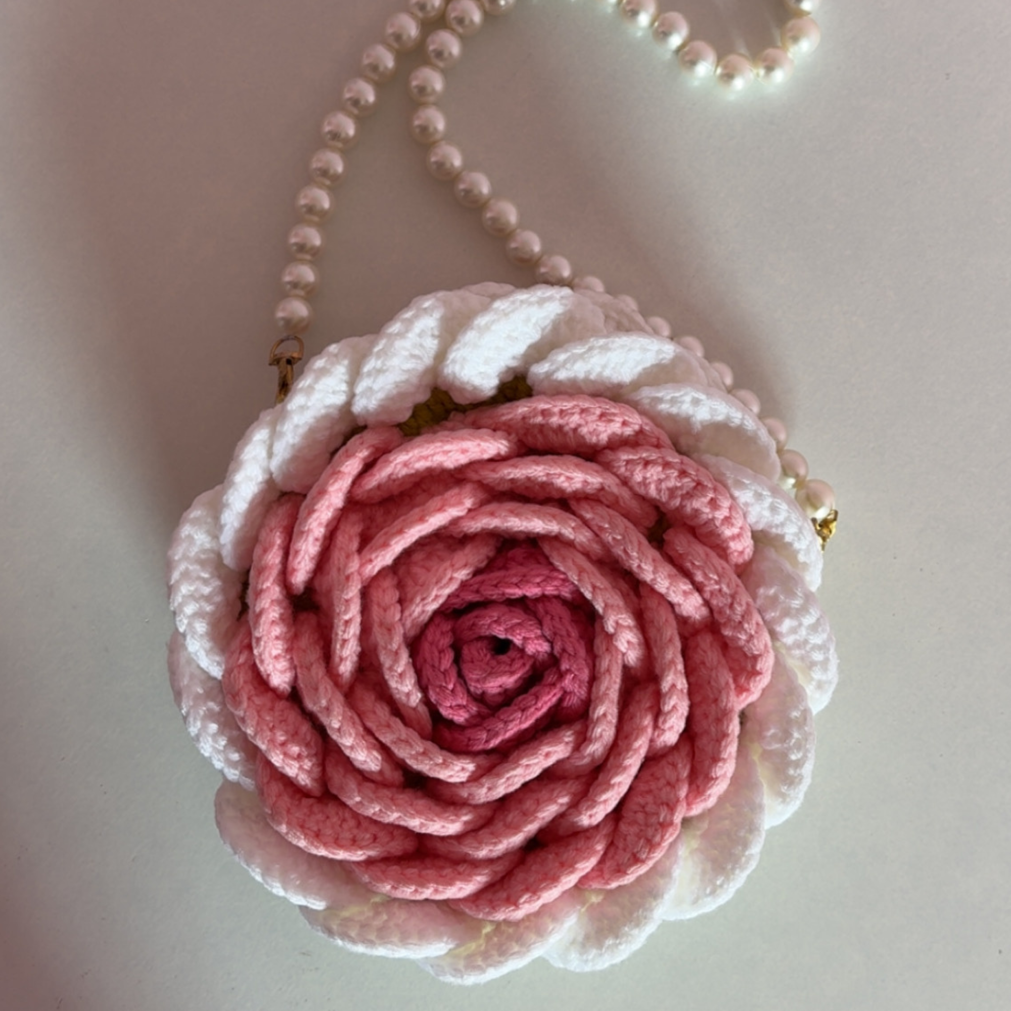 Rose bag Pink and White