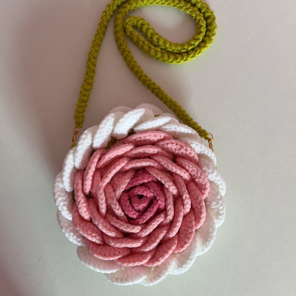 Rose bag Pink and White