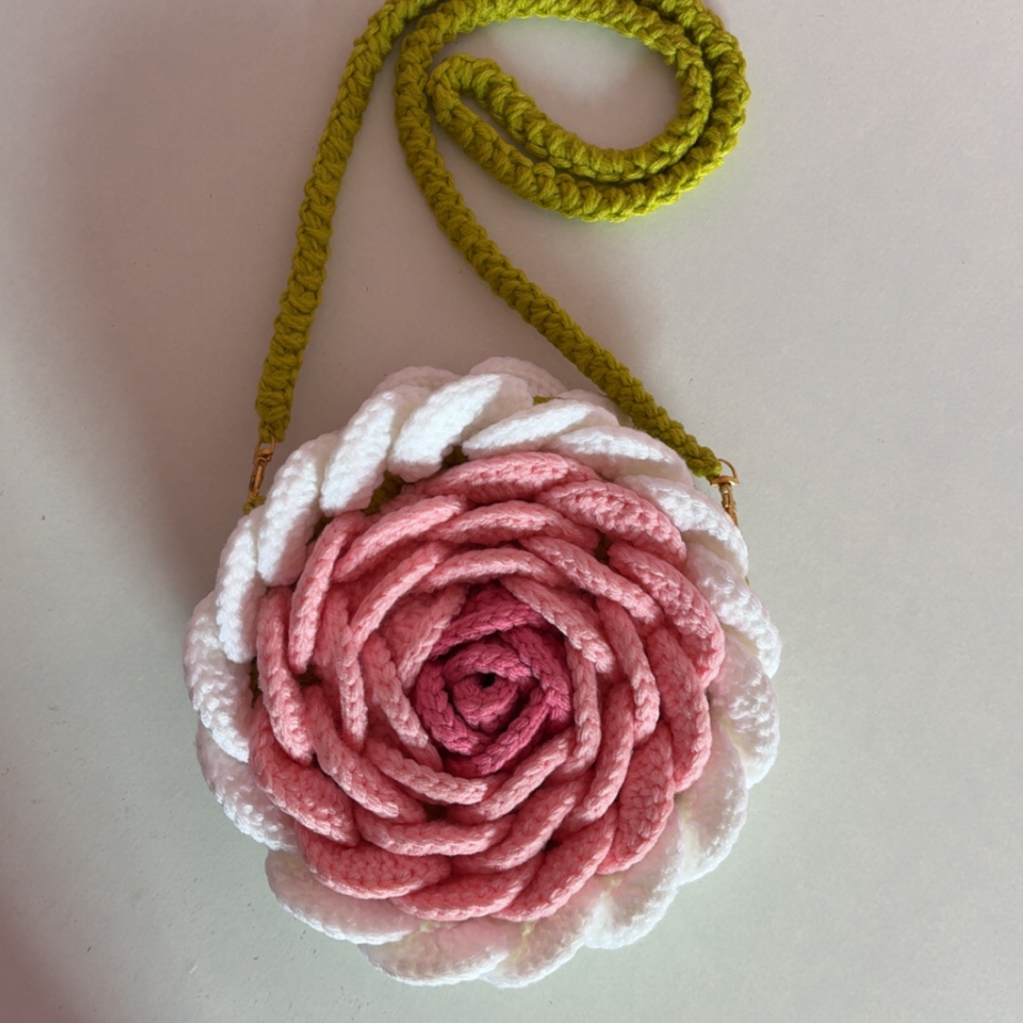 Rose bag Pink and White