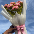 Pink Rose White bouquet