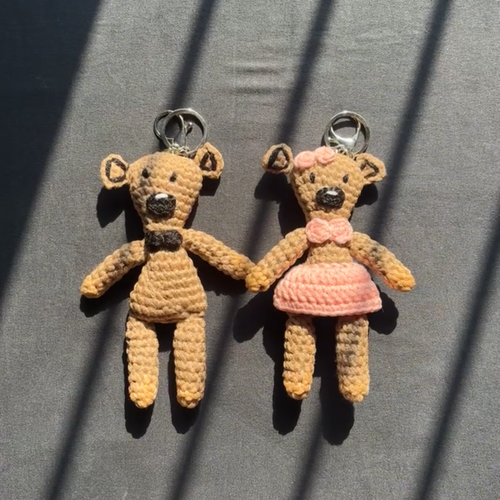 Mr & Mrs Bean pair Keychain